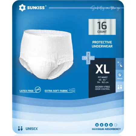 Sunkiss Adult Pants XL Size 16 pcs - (Waist Size : 114 - 162 cm)
