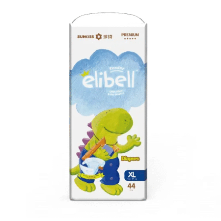 Elibell Premium Diapers XL Size 44 pcs (12 - 16 kg)