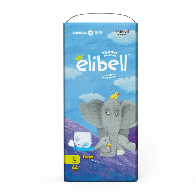 Elibell Premium Pants L Size 44 pcs (9 - 14 kg)