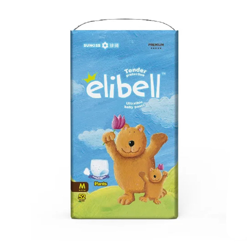 Elibell Premium Pants M Size 52 pcs (6 - 11 kg)